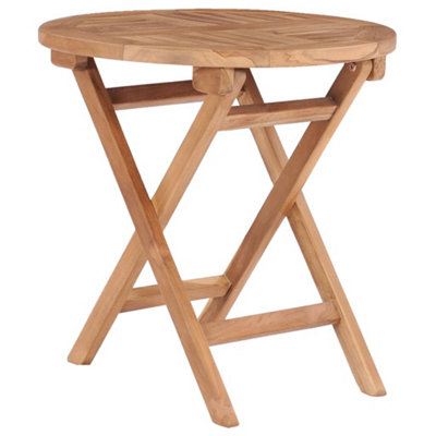 B&Q -  Folding Garden Table 45 Cm Solid Teak Wood