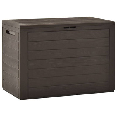 B&Q -  Garden Storage Box Brown 78X44X55 Cm