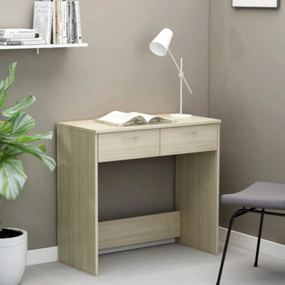Vidaxl Desk Sonoma Oak 80X40X75 Cm Engineered Wood Desks from B&Q
