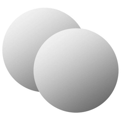 B&Q -  Wall Mirrors 2 Pcs 70 Cm Round Glass