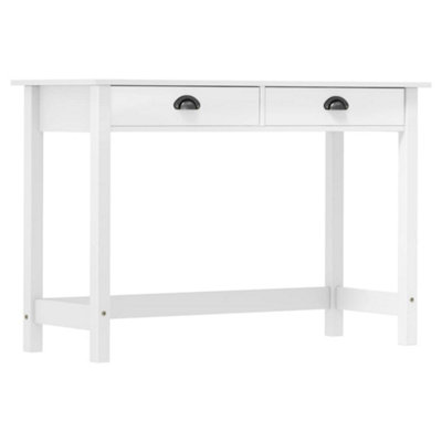 Vidaxl Console Table Hill With 2 Drawers 110X45X74 Cm Solid Pine Wood from B&Q
