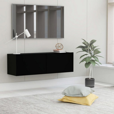 Vidaxl Tv Cabinet Black 100X30X30 Cm Engineered Wood from B&Q