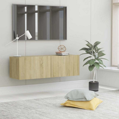Vidaxl Tv Cabinet Sonoma Oak 100X30x30 Cm Engineered Wood