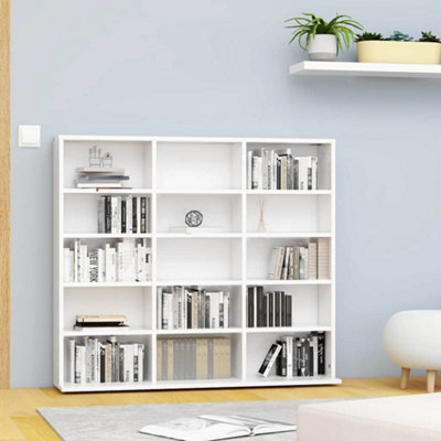 B&Q -  Cd Cabinet White 100X23X89.5 Cm Engineered Wood