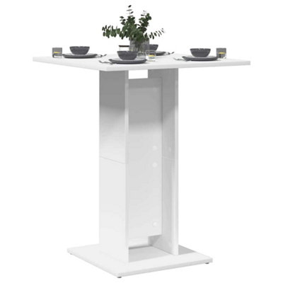 B&Q -  Bistro Table White 60X60X75 Cm Engineered Wood