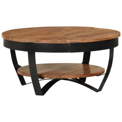 Vidaxl Coffee Table 65X65x32 Cm Solid Acacia Wood