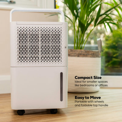 TCP White Portable Dehumidifier 6L - Energy Efficient - Quiet Operation - Easy Emptying - Image 5