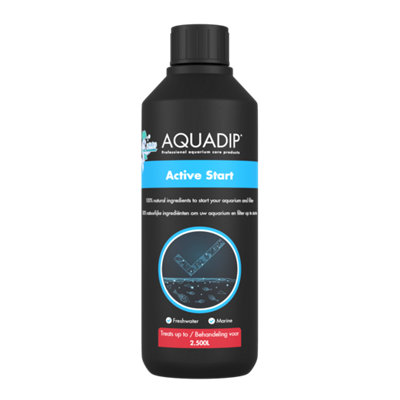B&Q -  Aquadip Active Start Aquarium Bacteria Booster For Filter Maturation 500Ml