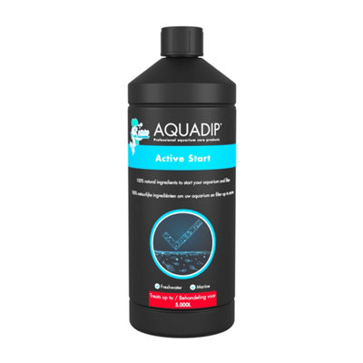 B&Q -  Aquadip Active Start Aquarium Bacteria Booster For Filter Maturation 1000Ml
