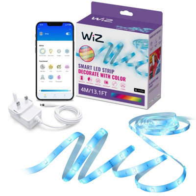 Wiz Smart Wifi Led Strip Rgb Colour 4M from B&Q