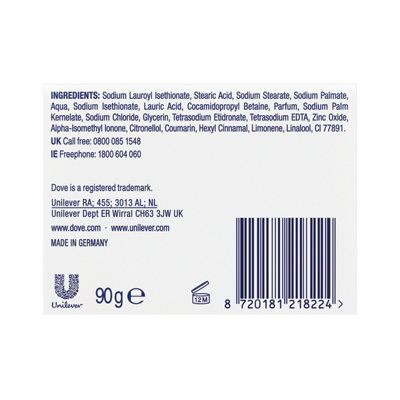 Dove Original Bath Soap 90gsm Pack of 6 C006181 PX21822 - Image 6