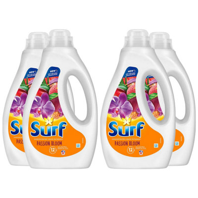 Surf Laundry Washing Liquid Detergent Passion Bloom 3.78 Litre136 Washes4Pk from B&Q