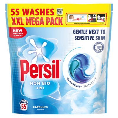 B&Q -  Non-Bio Gentle Fresh Nano-Sense Washing Capsules55W