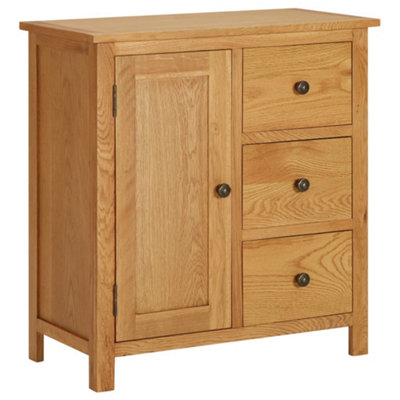 B&Q -  Cupboard 70X35X75 Cm Solid Oak Wood