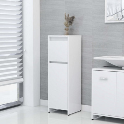 Vidaxl Bathroom Cabinet 30X30x95 Cm Engineered Wood Bathroom Cabinets White