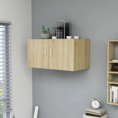 Vidaxl Wall Mounted Cabinet Sonoma Oak 80X39X40 Cm Engineered Wood from B&Q