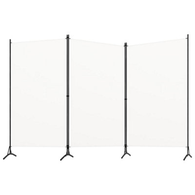 B&Q -  3-Panel Room Divider White 260X180 Cm Room Dividers