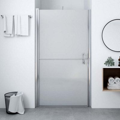 Vidaxl Shower Door Frost Tempered Glass 81X195 Cm Shower Doors