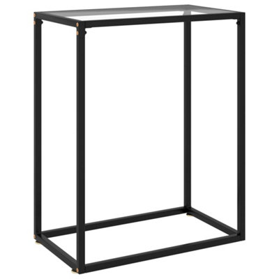 B&Q -  Console Table Transparent 60X35X75 Cm Tempered Glass