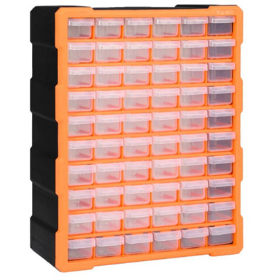 Vidaxl Multi-Drawer Organiser With 60 Drawers 38X16x47.5 Cm Multi-Drawer Organisers