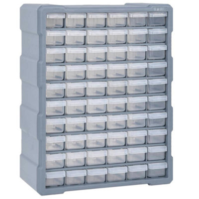 Vidaxl Multi-Drawer Organiser With 60 Drawers 38X16X47.5 Cm Multi-Drawer Organisers from B&Q