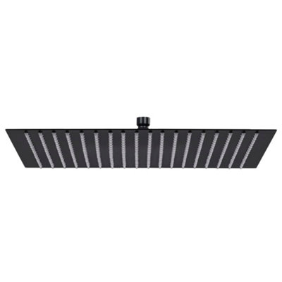 Vidaxl Rain Shower Head Stainless Steel 50X50 Cm Square Black from B&Q