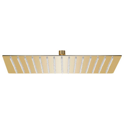 Vidaxl Rain Shower Head Stainless Steel 40X40 Cm Square Gold from B&Q