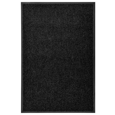 Vidaxl Doormat Washable Black 60X90 Cm from B&Q