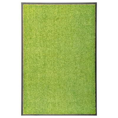 Vidaxl Doormat Washable Green 60X90 Cm from B&Q