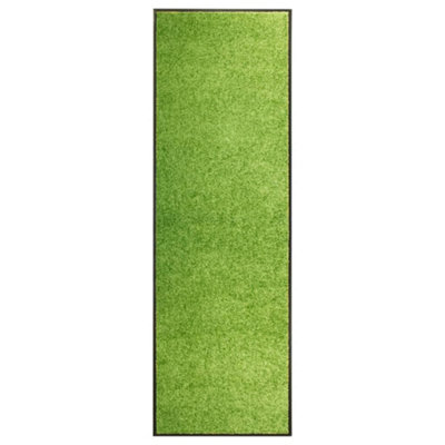 Vidaxl Doormat Washable Green 60X180 Cm from B&Q