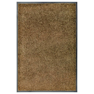 Vidaxl Doormat Washable Brown 60X90 Cm from B&Q