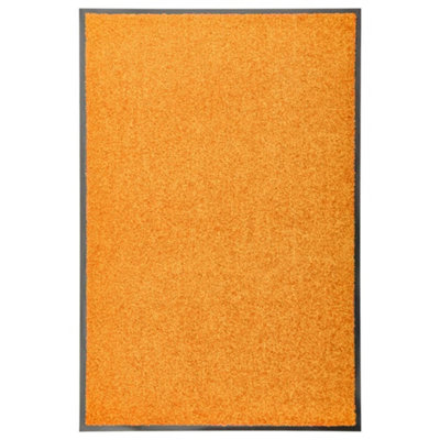 Vidaxl Doormat Washable Orange 60X90 Cm from B&Q