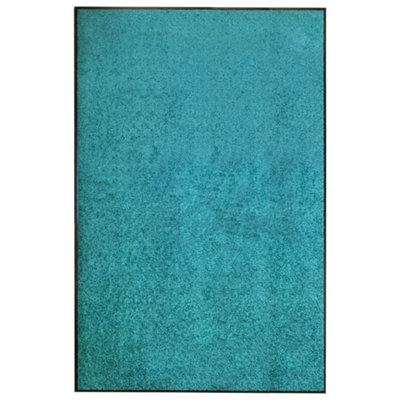 B&Q -  Doormat Washable Cyan 120X180 Cm