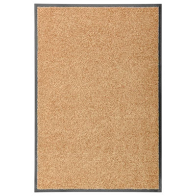 Vidaxl Doormat Washable Cream 60X90 Cm from B&Q