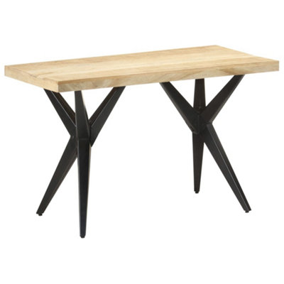 B&Q -  Dining Table 120X60X76 Cm Solid Mango Wood