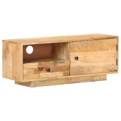 B&Q -  Tv Cabinet 90X30X35 Cm Solid Mango Wood