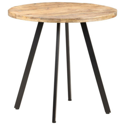Vidaxl Dining Table 80 Cm Rough Mango Wood from B&Q