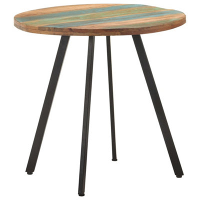 Vidaxl Dining Table 80 Cm Solid Reclaimed Wood from B&Q