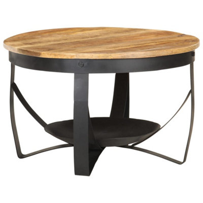 Vidaxl Coffee Table 68X43 Cm Rough Mango Wood Coffee Tables