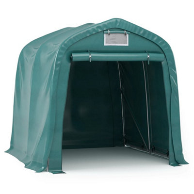 Vidaxl Garage Tent Pvc 2.4X2.4 M Green from B&Q
