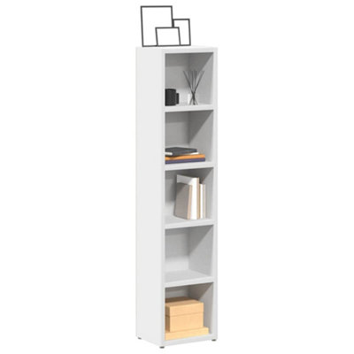 B&Q -  Cd Cabinets 2 Pcs White 21X16X93.5 Cm Engineered Wood