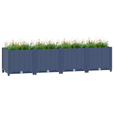 B&Q -  Raised Bed 160X40X38 Cm Polypropylene