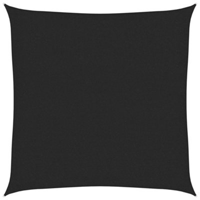 Vidaxl Sunshade Sail 160 G/m² Black 2.5X2.5 M Hdpe from B&Q