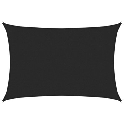 Vidaxl Black Sunshade Sail 160 G/M² 3X4.5 M Hdpe