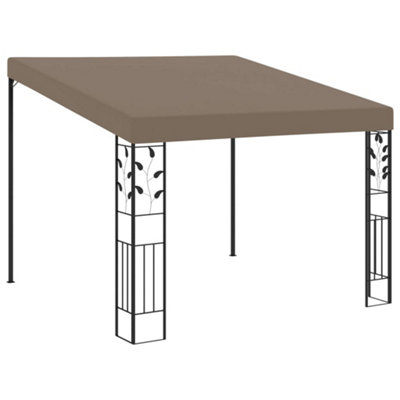 Vidaxl Wall-Mounted Gazebo 3X3X2.5 M Taupe from B&Q