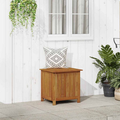B&Q -  Garden Storage Box 60X50X58 Cm Solid Acacia Wood