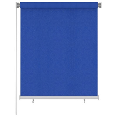 Vidaxl Outdoor Roller Blind 120X140 Cm Blue Hdpe Roller Blinds from B&Q