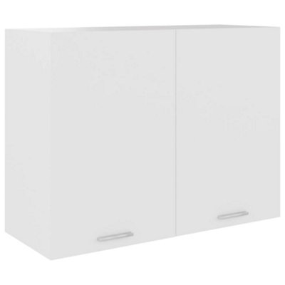B&Q -  Hanging Cabinet Lyon White 80X31X60 Cm Engineered Wood