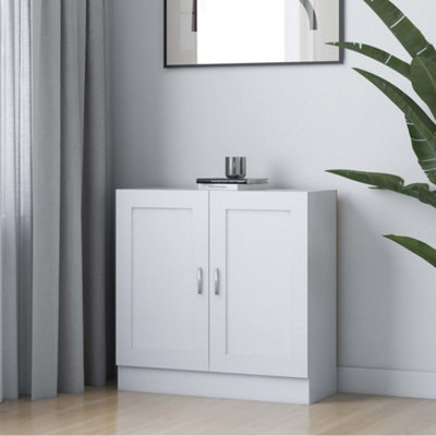 Vidaxl Book Cabinet White 82.5X30.5X80 Cm Engineered Wood from B&Q