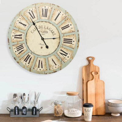 Vidaxl Wall Clock Multicolour 60 Cm Mdf from B&Q